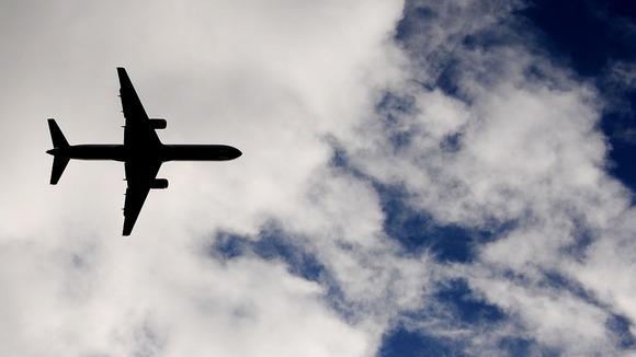 A passenger jet leaves Newcastle Airport en route to Sharm el-Sheikh.