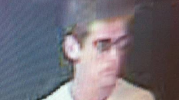 CCTV of burglar