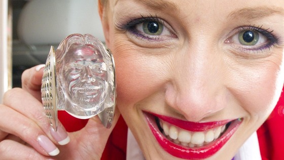 Ice cube created in the image of Virgin boss Sir Richard Branson