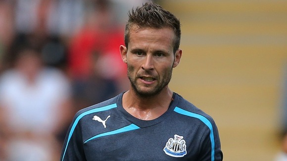 Newcastle United's Yohan Cabaye in pre-season action for Alan Pardew's side.