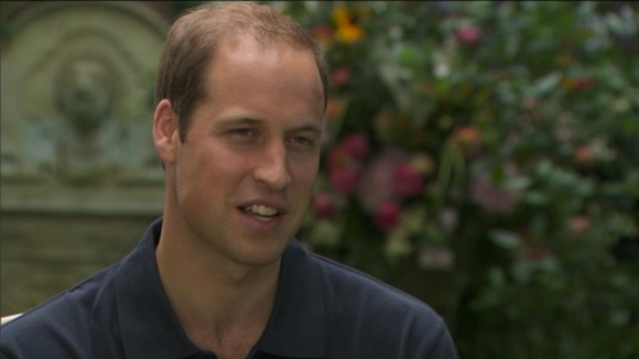 Prince William speaking to CNN.
