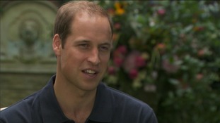 Prince William speaking to CNN.