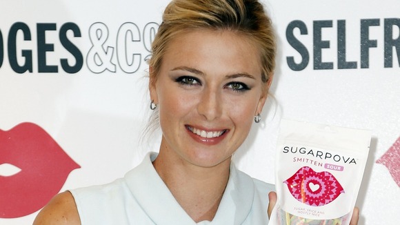 Maria Sharapova's line of sweets is Sugarpova.