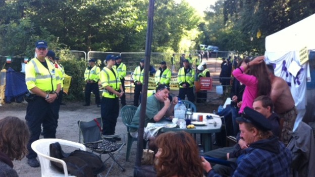 police at Balcombe