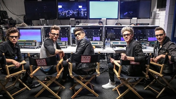 One Direction with popcorn.
