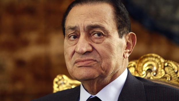 Ousted Egyptian president Hosni Mubarak pictured in October 2010.