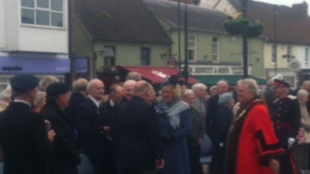 Veterans and Duchess of Cornwall