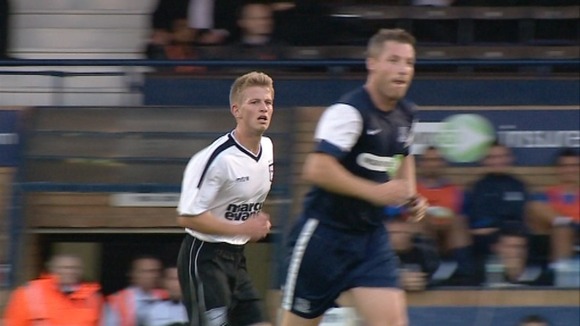 Luke Hyam, pictured playing here against Southend United, has signed a new contract at Portman Road