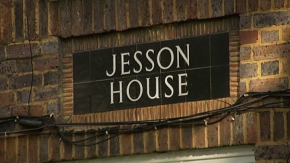 Police were called to Jesson House in Walworth at around 4.30pm yesterday