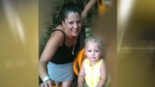 Christine Chambers and her two-year-old daughter Shania