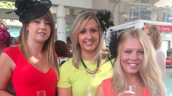Racegoers at Ladies Day