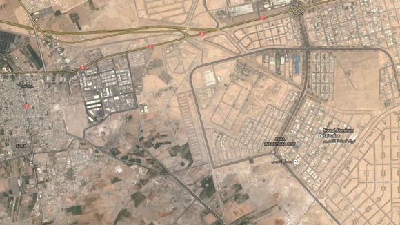 An industrial complex to the east of Adra which is believed to house chemical weapons