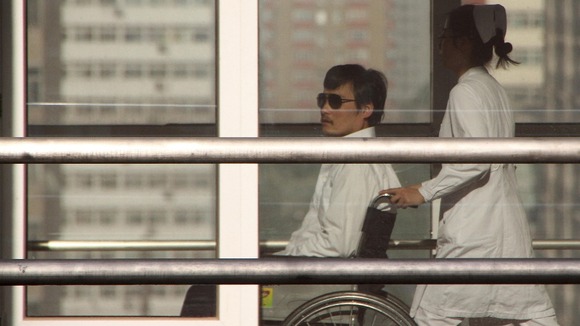 Chen Guangcheng in hospital in Bejing