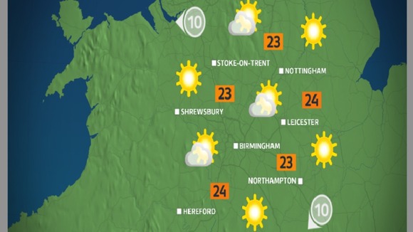 Lots of hazy sun in store for Bank Holiday Monday afternoon