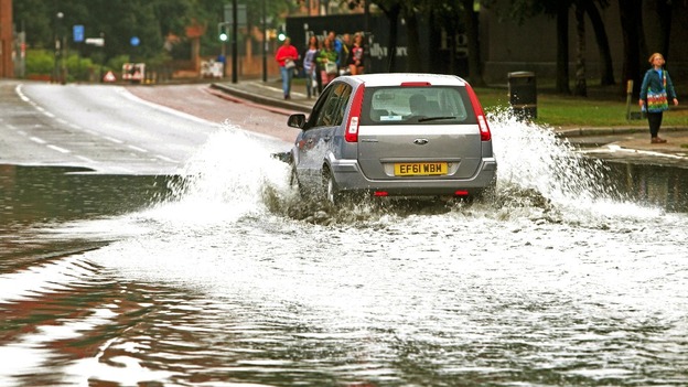 Burst water main