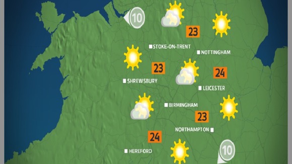 By the afternoon, there will be lots of hazy sun