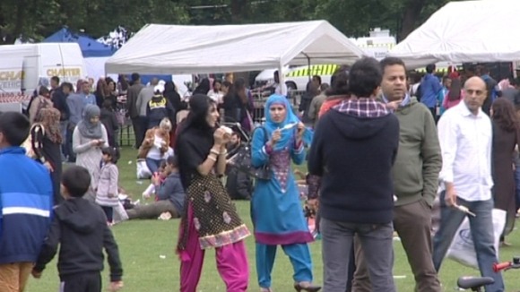 Cannon Hill Park in Birmingham was filled with family activities for Eid Mela