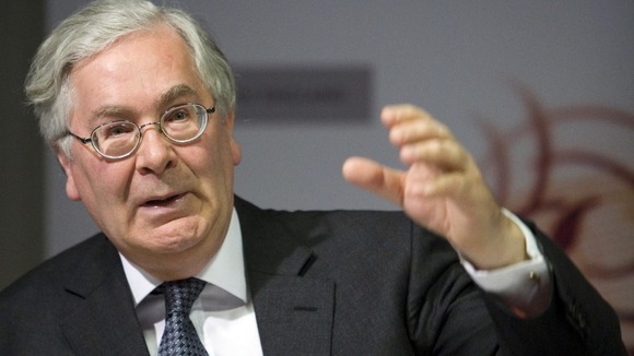 Governor of the Bank of England Mervyn King