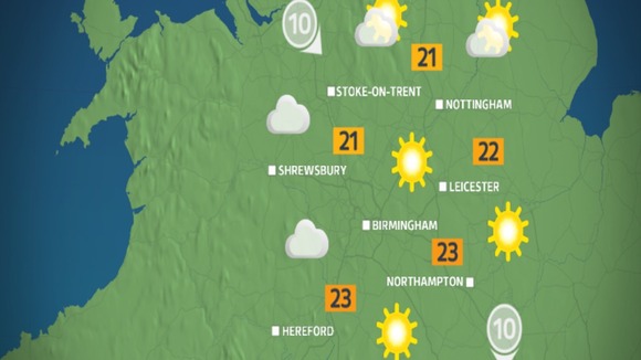 Tuesday afternoon's weather
