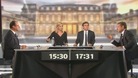 Francois Hollande (left) and Nicolas Sarkozy (right)