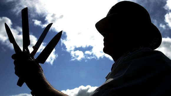 Suffolk Police knife amnesty.