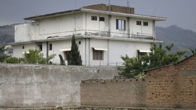 Osama bin Laden's Pakistan compound where he was killed last year.