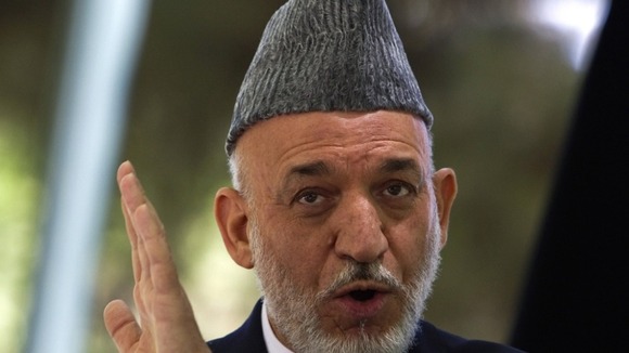 Afghanistan's President Hamid Karzai.