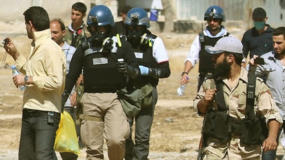 UN chemical weapons experts are in Syria assessing sites of alleged attacks.