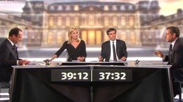 A television debate between French presidential candidates Hollande and Sarkozy took place last night. 