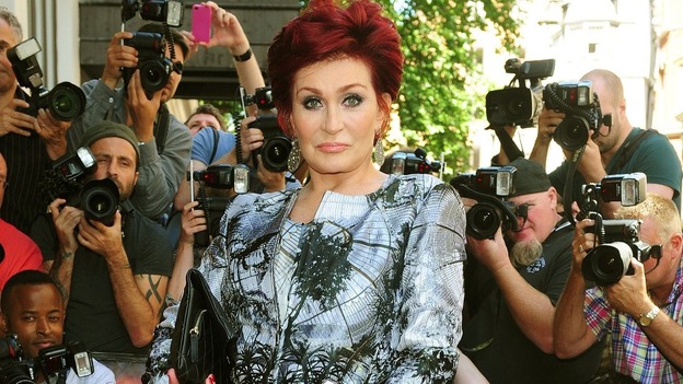 Sharon Osbourne arrives at the X Factor launch.