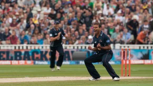 Azharullah helped Northamptonshire Steelbacks secure the Friends Life t20 title