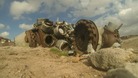 Part of the wreckage of the B-29 that crashed in the peaks above Glossop