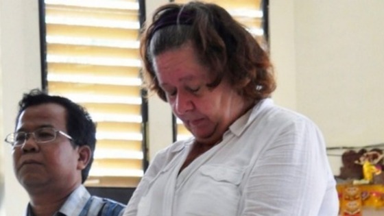 Lindsay Sandiford at a previous court hearing.