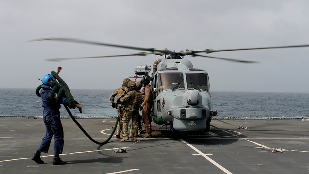 helicopter landing