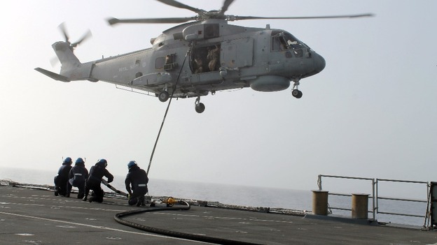 helicopter landing