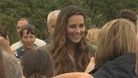 The Duchess of Cambridge chat to locals.