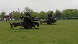 Rapier missiles on Blackheath Common.