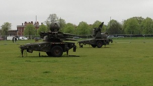 Rapier missiles on Blackheath Common.