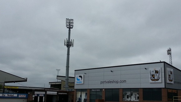 Today scenes around Port Vale Football