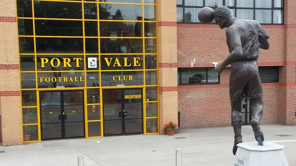 Today scenes around Port Vale Football