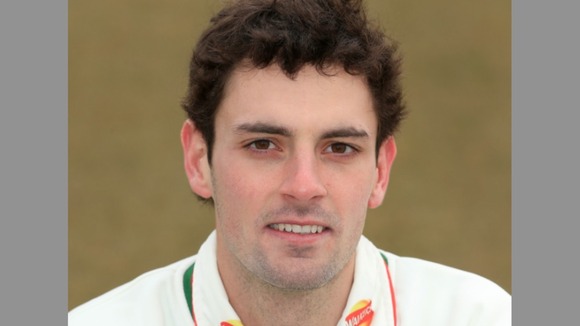 Leicestershire County Cricket Club batsman Ned Eckersley has been presented with his county cap
