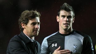Tottenham Hotspur's manager Andre Villas Boas and Gareth Bale