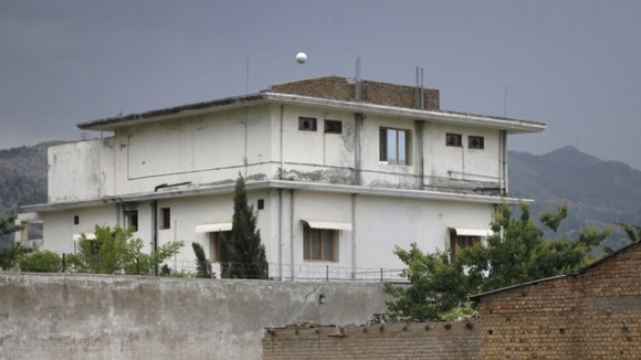 Osama bin Laden's Pakistan compound where the documents were seized.