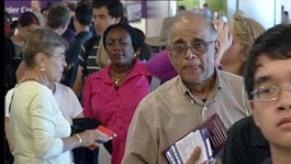 Non-EU passengers face hours of queuing to enter the country. 
