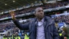 Muamba waves to the crowd