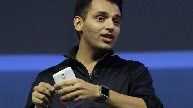 Samsung's Pranav Mistry describes how the Galaxy Gear will work with and can control features on other Samsung devices.