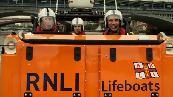 RNLI: Keith Cima, Kevin Maynard and Jude McGrane work for the RNLI