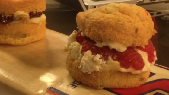 A sneak peak at one of Lorraine and Lis's yummy creations.