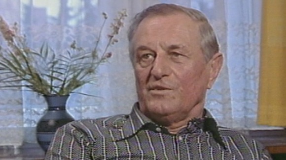 Adolf Hitler's bodyguard Rochus Misch pictured in 1985.