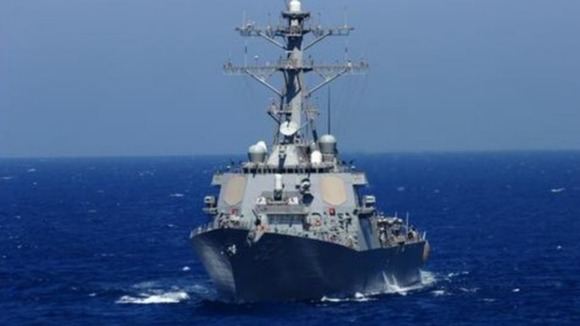 The United States currently has five guided missile destroyers in the eastern Mediterranean Sea.